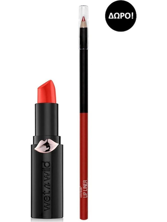 Wet n Wild MegaLast Matte Makeup Set for Lips Red Velvet & Red Berry 2 Pieces