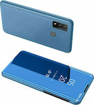 Powertech Clear View Buchen Sie Kunststoff Blau (Huawei P Smart 2020) MOB-1516