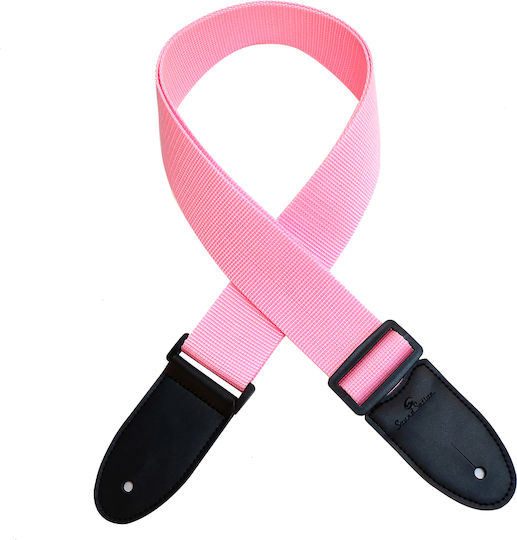Soundsation PP Poly Strap Strap for Guitar Pink