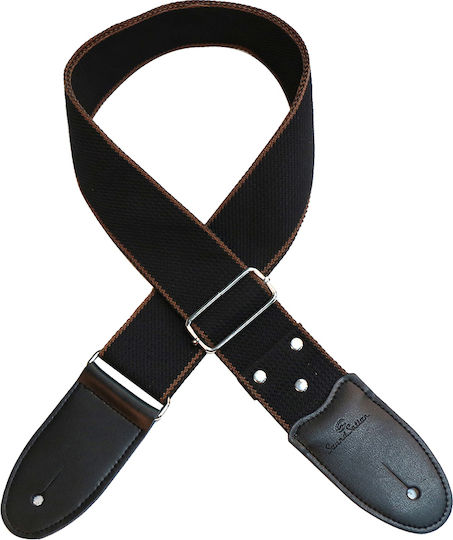 Soundsation PCL Cotton Strap Ζώνη για Κιθάρα Μαύρη