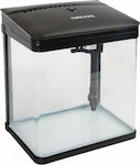 Nobleza Fish Aquarium Capacity 7lt with Lighting, Filter and 16x23cm. Black