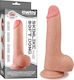 Lovetoy Skinlike Soft Dildo mit Hoden und Saugnapf Flesh 19cm