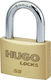 Hugo Locks SB60 Steel Padlock Brass with Key 60mm 1pcs