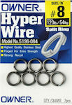 Owner Hyper Wire Sârmă Split Ring Pescuit No8 48.44.04.003