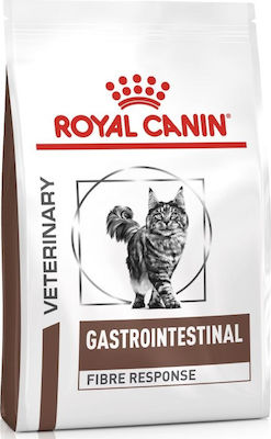 Royal Canin Veterinary Diet Gastro Intestinal Fibre Response Trockenfutter für erwachsene Katzen mit empfindlichem Verdauungssystem mit Geflügel / Reis 2kg