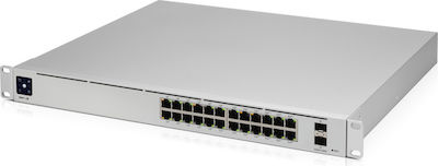 Ubiquiti UniFi PRO 24 Managed L3 Switch with 24 Gigabit (1Gbps) Ethernet Ports and 2 SFP Ports