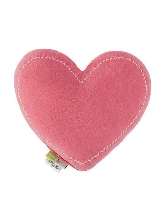 Nima Διακοσμητικό Μαξιλάρι Κούνιας "Heart" Ροζ 28x28cm
