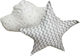 Funna Baby Διακοσμητικά Μαξιλάρια Κούνιας Paloma Γκρι 50x50cm 2τμχ