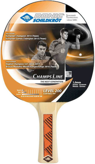 Donic Champs 200 Ρακέτα Ping Pong για Αρχάριους Παίκτες