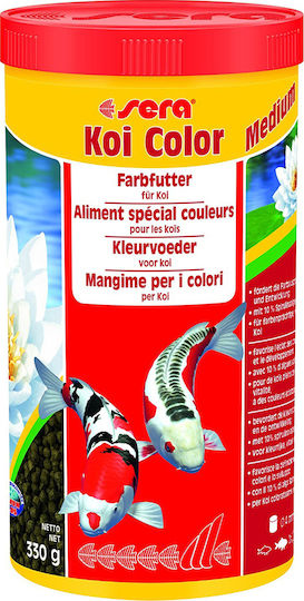 Sera Colour Medium Fischfutter für Fische mit Spirulina 1000ml