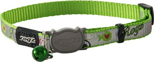 Rogz Reflectocat S Cat Collar 20-31cm Lime Green