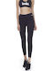 Instruire Colanti de femei Cropped Colanti Talie inalta Negru