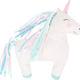 Sass & Belle Διακοσμητικό Μαξιλάρι Κούνιας Rainbow Unicorn Λευκό 40x35cm