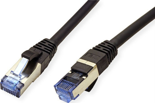 Value S/FTP Cat.6a (Gigabit) Καλώδιο Δικτύου Ethernet 3m Μαύρο
