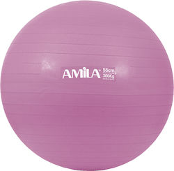 Amila Μπάλα Pilates 55cm, 1kg σε Ροζ Χρώμα