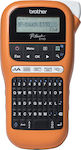 Brother Electronic Portable Label Maker Orange