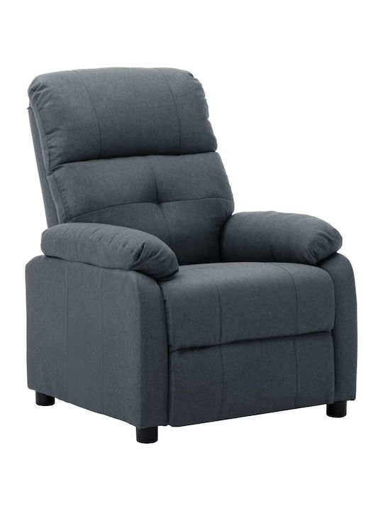 Πολυθρόνα Relax με Υποπόδιο Ανοιχτό Γκρι 76x90x...