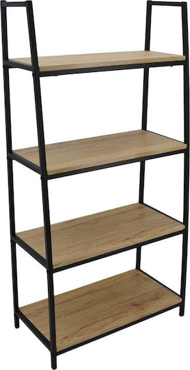 Βιβλιοθήκη Καφέ 60x30x122εκ.