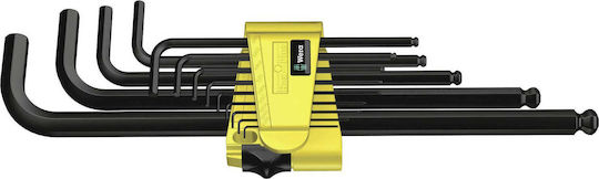 Wera Set 13 Allen Wrenches L 950/13 Hex-Plus Imperial