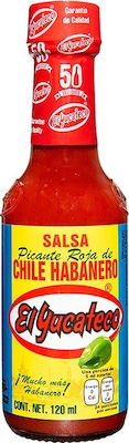 El Yucateco Salsa Picante Roja Chile Habanero 120ml