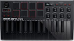 Akai Midi Keyboard MPK Mini MK3 με 25 Πλήκτρα σε Μαύρο Χρώμα All Black Keys