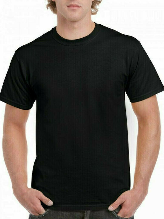 Keya MC150 Ανδρικό Διαφημιστικό T-shirt Κοντομάνικο σε Μαύρο Χρώμα