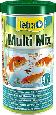 Tetra Pond Multi Mix Freshwater Fish Food Flakes 1000ml 170gr