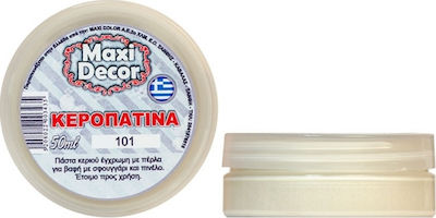 Maxi Decor Κεροπατίνα 101 Ιβουάρ 50gr 50ml 1pcs