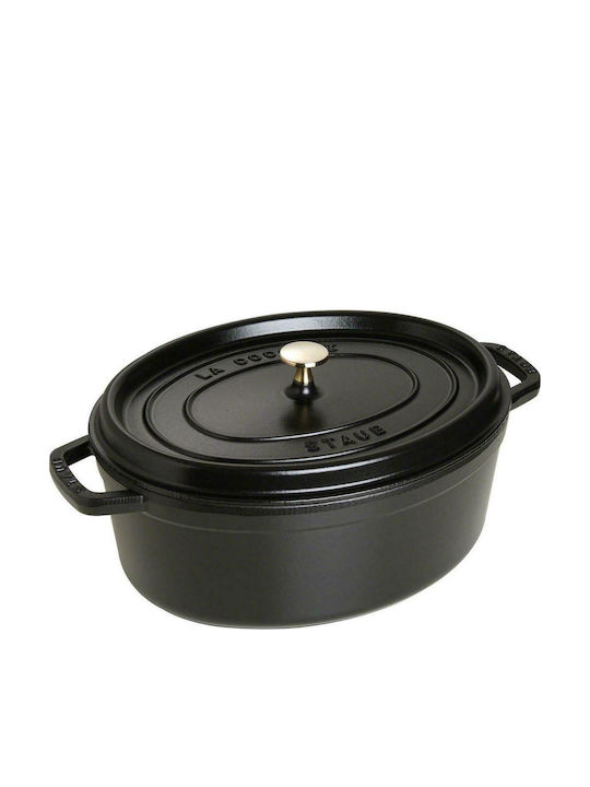 Staub Oval Cocotte Γάστρα Οβάλ Μαντεμένια 33x33cm 6.7lt