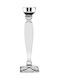 Bohemia Roxana Candle Holder Crystal Transparent 30.5cm 1pcs
