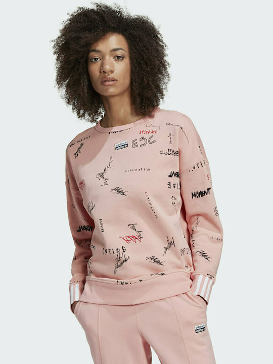 Adidas R.Y.V. Women s Sweatshirt Pink GD3062 Skroutz.cy