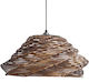 Alphab2b Brown Hanging Ceiling Light Boho with E27 Socket 20x40x65cm
