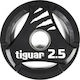 Tiguar Set Discuri De Tip Olimpic Cauciucate 1 x 2.5kg Φ50mm cu Mânere
