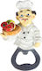 Keskor Chef Decorative Magnet with Opener 5cm