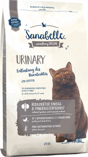 Bosch Petfood Concepts Sanabelle Urinary Dry Food Gluten-Free for Adult Cats with Sensitive Urinary with Poultry 0.4kg