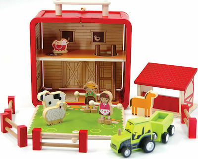 Zenit Toys Φάρμα Wooden Dollhouse