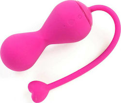 Ohmibod Lovelife Krush Bile vaginale cu vibrație Bile de con Bluetooth conectate la aplicații Pink