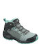 Salomon Kids Waterproof Leather Hiking Boots Outward Turquoise