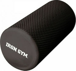 Iron Gym Pro Pilates Round Roller 30cm Black