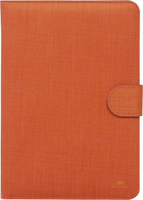 Rivacase 3317 Klappdeckel Synthetisches Leder Orange (Universal 9-10,1 Zoll) 3317