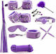 BDSM Kit σε Μωβ Χρώμα 11τμχ