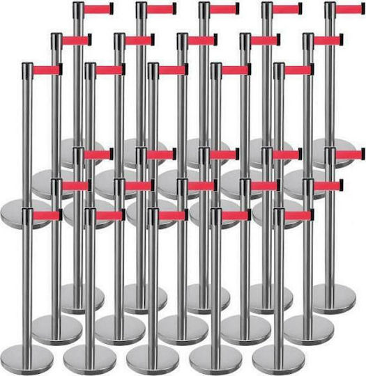 Next Systems Sicherheitsschranke Rot Set mit Gurtband 2mx91cm SR-200-30