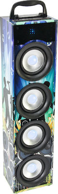 Party PARTY-DISCO4 Bluetooth Speaker 40W with Radio Multicolour