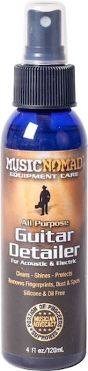 MusicNomad Guitar Detailer for Matte & Gloss Finishes Cleaning Accessory 4oz./120 ml