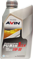 Avin Λάδι Αυτοκινήτου Power 1 LL4 5W-30 1lt