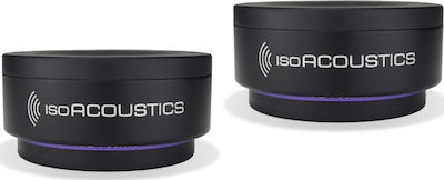 IsoAcoustics Iso-Puck 76 Αντικραδασμικά Πατάκια 3.8mm Σετ 2 Τεμαχίων σε Μαύρο Χρώμα