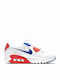 Air Max 90 Sneakers White / Flash Crimson / Racer Blue