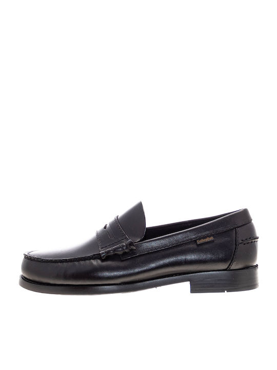 Δερμάτινα Ανδρικά Loafers σε Μαύρο Χρώμα