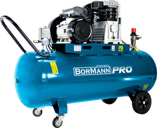 Bormann Pro BAT5070 Single-Phase Air Compressors 96dB with Power 3hp and Airtank 150lt 030843