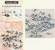 Beads India Metallic Terminal for Jewelry 0.7x0.4cm. Set 24pcs